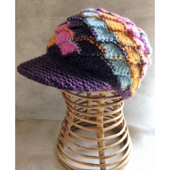 ウールウェーブキャップ