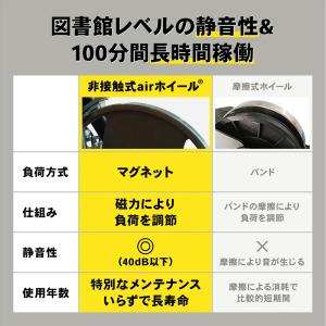 スピンバイク 静音 家庭用 無段階負荷 エアロ...の詳細画像5