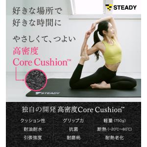 ヨガマット 厚さ10mm 高密度クッション 家...の詳細画像1