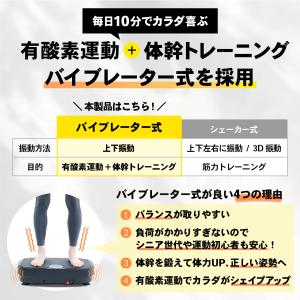 振動マシン 静音 省スペース 99段階振動 オ...の詳細画像4