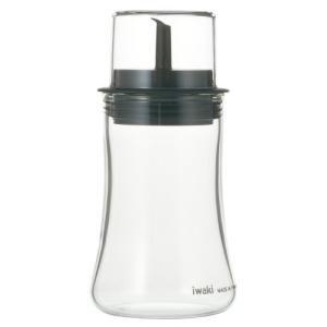 イワキ(iwaki) フタ付醤油差し S KT5031-BK ( 1コ入 )/ 耐熱