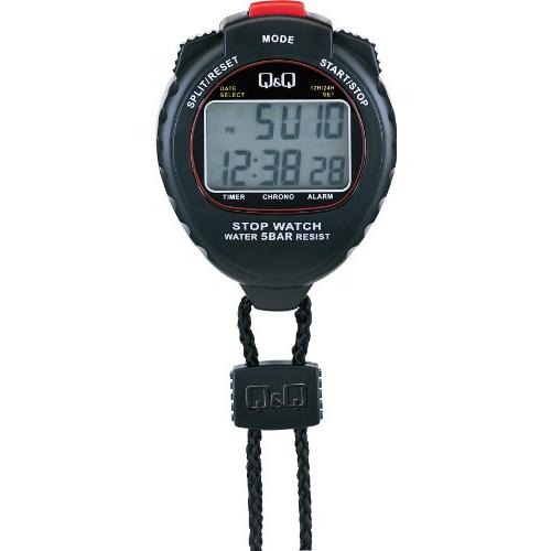 シチズン Q&amp;Q ストップウォッチ スプリット計測 カウントダウンタイマー 付き HS44-001