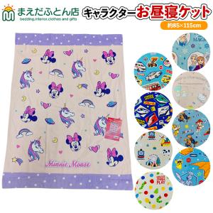 お昼寝ケット 約85×115cm タオルケット 子供 キャラクター 入園 入学 マルチケット お昼寝 お昼ね