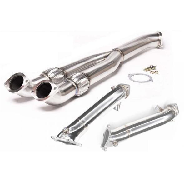 日産 R35 GT-R 触媒ストレート ダウンパイプ フロントパイプ 第1触媒 第2触媒 中間 セン...
