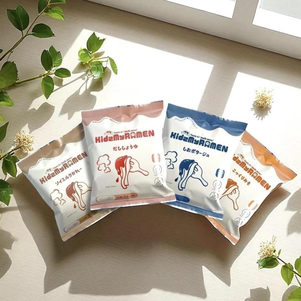 kidsマイラーメン 子供に食べさせたい！ インスタントラーメン 4食セット だししょうゆ　こっくり...