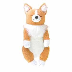 ひざわんこ すやすや コーギー BE ぬいぐるみ 犬 ウェルシュコーギー