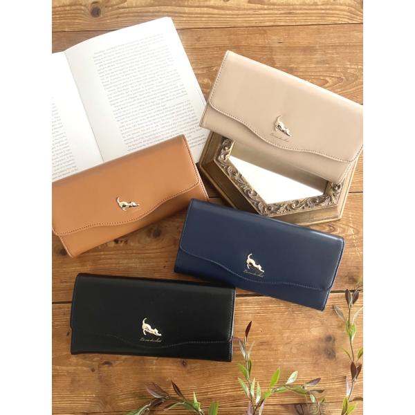 サニーサイド 伸び猫 長財布 2025 JW-0634