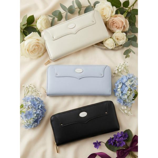 丸プレート がばっと長財布　小銭・レシート 自動振り分け機能付き　JW-0644