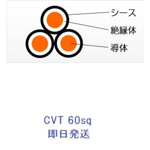 即日発送 CVT 22sq 3芯 フジクラ 1mから切断させて頂きます 600V CVT