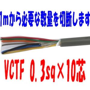 富士電線 VCTF 1.25sq×4芯 vctf 4芯 ビニルキャブタイヤコード 丸型