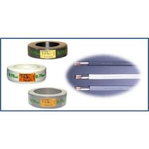 ＶＣＴＦＫ1.25×2芯　小判コード　灰色　100ｍ　富士電線　VCTFK1.25sqx2c VCT...