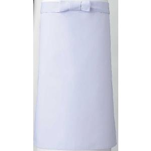 T/Cツイル白前掛中　（厨房　調理　白衣　前掛け）