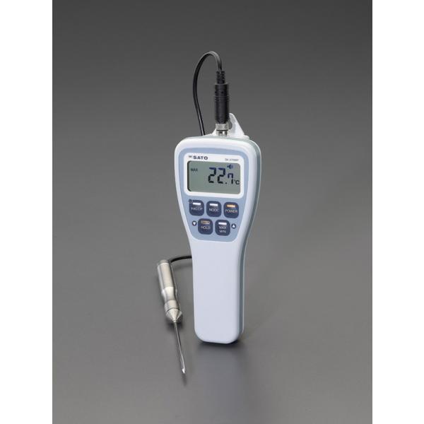 エスコ -40〜+250℃ デジタル温度計(標準センサー付) EA701SC-2B