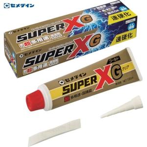 セメダイン スーパーＸゴールド・１３５ｍｌ／箱・クリア（速硬化）（一般用） AX-015｜maeki