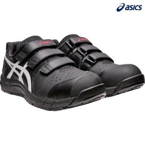 アシックス 安全靴 作業靴 ウィンジョブ CP112 ブラック×ホワイト 25.0cm 1273A056.001-25.0｜maeki