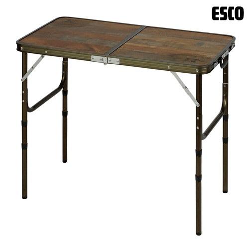 エスコ 900x450x370-705mm・テーブル(折畳式) EA913YA-66