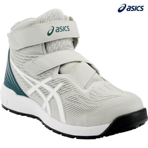 アシックス 安全靴 作業靴 ウィンジョブ CP120 グラシアグレー×ホワイト 23.5cm 127...