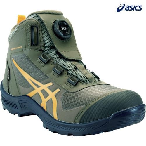 アシックス 安全靴 作業靴 ウィンジョブ CP604 G-TX BOA マントルグリーン 27.5c...