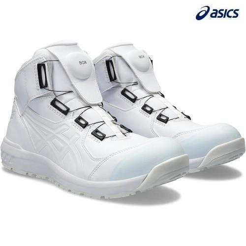 アシックス 安全靴 作業靴 限定カラー ウィンジョブ CP304 BOA ホワイト×ホワイト 24....