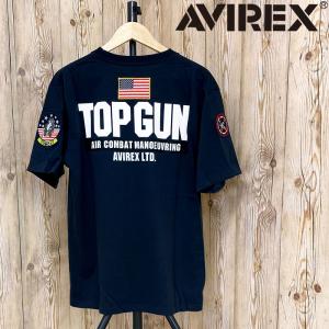 AVIREX（アヴィレックス） tシャツ TOP GUN SHEETING PATCH T-SHIT