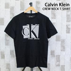 Calvin Klein カルバンクライン CK ビッグロゴクルーネックTシャツ メンズ ブランド｜maestoso
