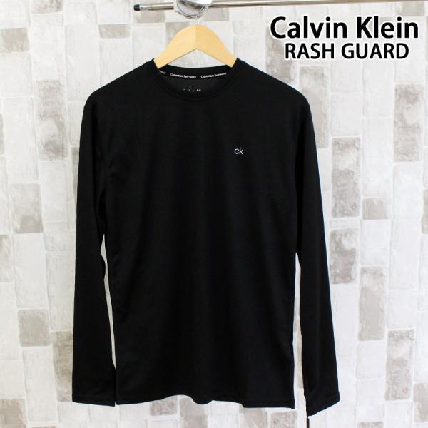 Calvin Klein カルバンクライン CK アイコン ワンポイント ラッシュガード メンズ 長...