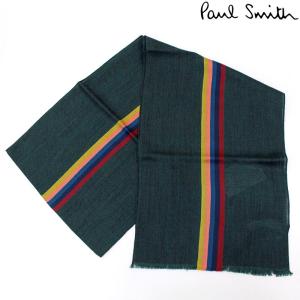 Paul Smith（ポール・スミス） マフラー メンズ ハーフストライプ