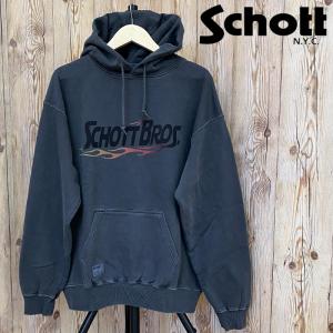 Schott N.Y.C（ショット） Schott HOODED SWEAT FIRE BUTTERFLY プル