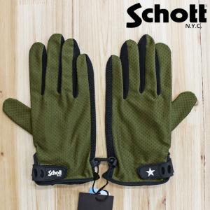 Schott N.Y.C（ショット） Schott 3109075 ZIP LEATHER GLOVE（ジップ