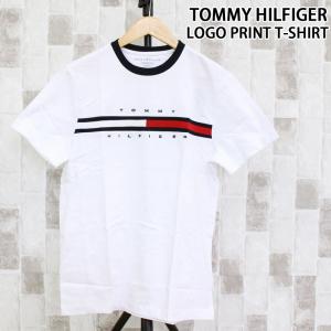 TOMMY HILFIGER トミー ヒルフィガー フラッグ＆ロゴ刺繍 半袖Tシャツ メンズ ブランド