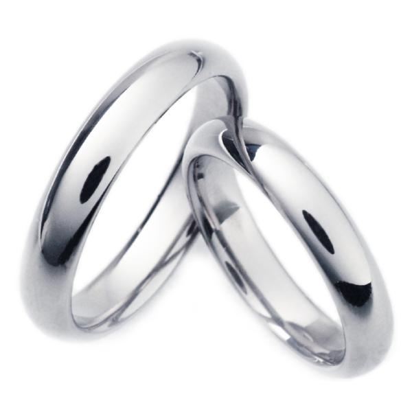 チタンリング2本セット　 ペア　マリッジリング 結婚指輪 製造販売 彫刻無料 　TIRR04P