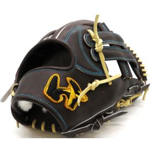 ワールドペガサス ネイビー×縫い糸レッド 野球 軟式グラブ