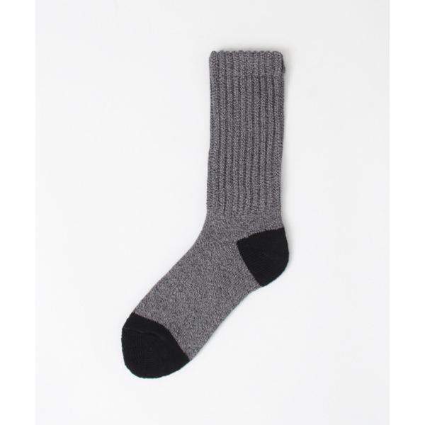 【アーバンリサーチ】WORK NOT WORK　2TONE S−RIB SOCKS