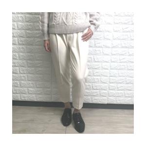 【アールユー】【あったか】選べる丈シリーズ　テーパードパンツ(短め丈）