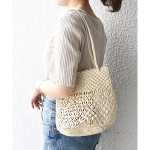 【シップス　ウィメン】BAGMATI:マクラメトートバッグ◇