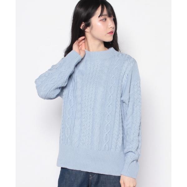 【offprice ec】【Te chichi/テチチ】ケーブルボトルプルオーバー LS