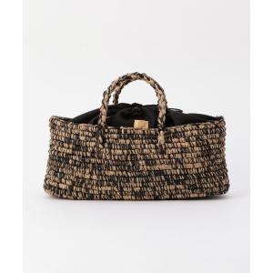 【ノーリーズ】【Le voyage en panie/ ルヴォヤージュエンバニエ】◇【WEB限定】編みハンドルフラットかご