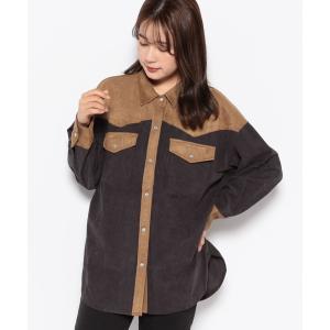 【フレディアンドグロスター】【fredy emue】コーデュロイウエスタンシャツ