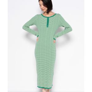 【フレディアンドグロスター】【Fredy&GLOSTER】ランダムリブボーダーワンピース