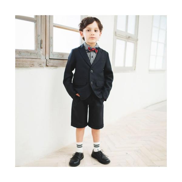 【branshes】【特典付き】キメ服3点セット（BOYS　ネイビーハーフパンツ）