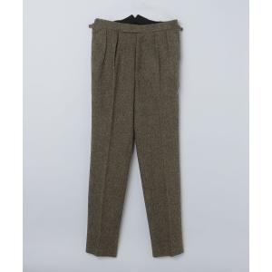 【シップス　メン】Fumiya Hirano THE TROUSERS: SavileRow ウール ツイード パンツ｜magaseekp