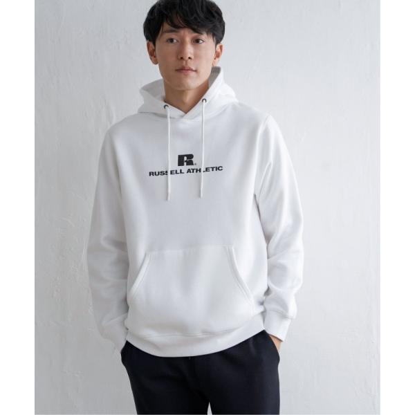 【イッカ】イッカ ikka RUSSELL ATHLETIC ラッセルアスレチック 裏起毛プルパーカ...