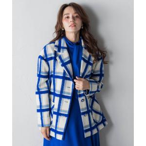 Viaggio Blu（ビアッジョブルー） チェックマフラー : タカシマヤ