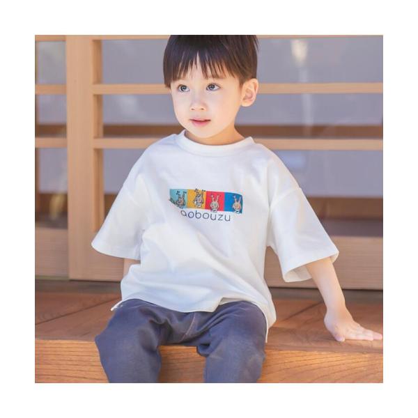 【ブリーズ】aobouzuコラボ フロント刺繍Ｔシャツ (コドモ）