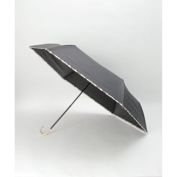 【エルビーシー】Wpc. 遮光 アニマルパイピング ミニ傘 折りたたみ傘 日傘