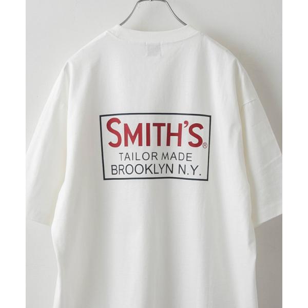 【coen】SMITH’S（スミス）別注ロゴプリントポケットTシャツ