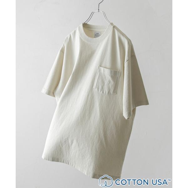 【coen】USAコットンピグメントTシャツ