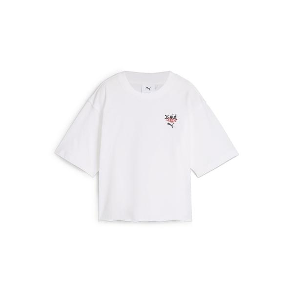 【プーマ】ウィメンズ PUMA x X−girl グラフィック 半袖 Tシャツ
