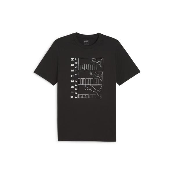 【プーマ】メンズ グラフィックス トリプル NO1 ロゴ 半袖 Tシャツ