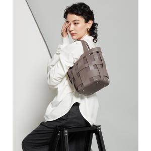 Y'SACCS リサイクルレザー　メッシュかごバッグ　large Y`SACCS｜【リサイクルレザー】メッシュかごバッグ large